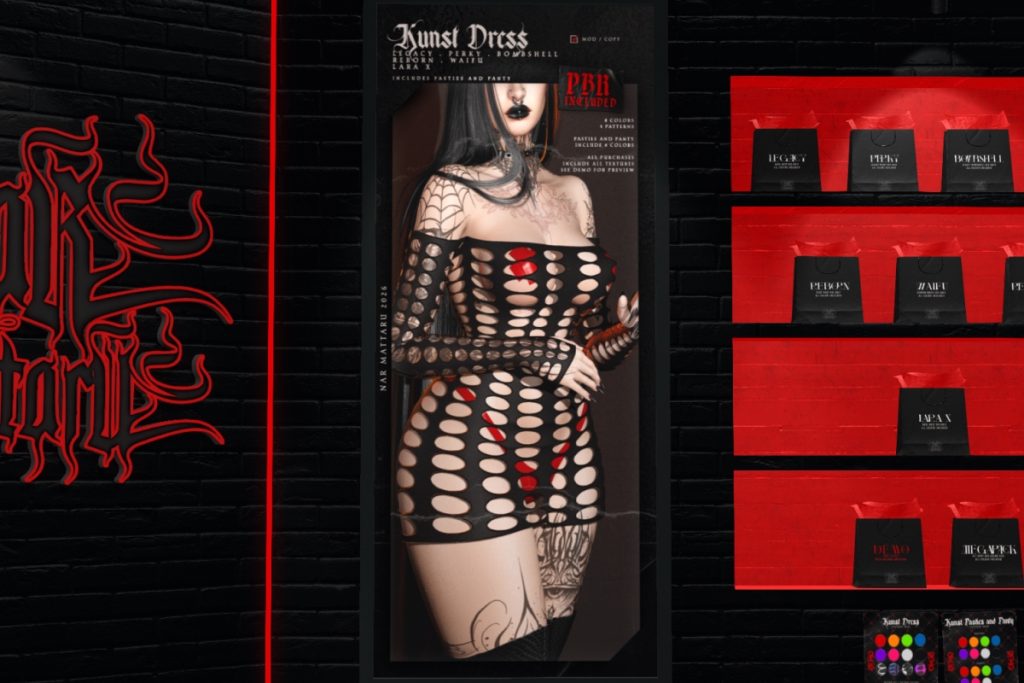 Kunst Dress - Legacy/MaitreyaX/Reborn/+mods, L$450 each/L$1850 each FP