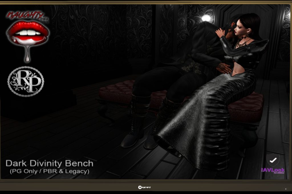 Dark Divinity Bench, L$599
