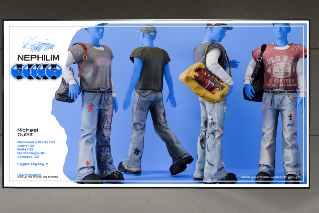 Michael Outfit - See Ad for Fits, L$399 each/L$1399 FP
