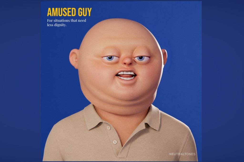 Amused Guy Mask, L$349