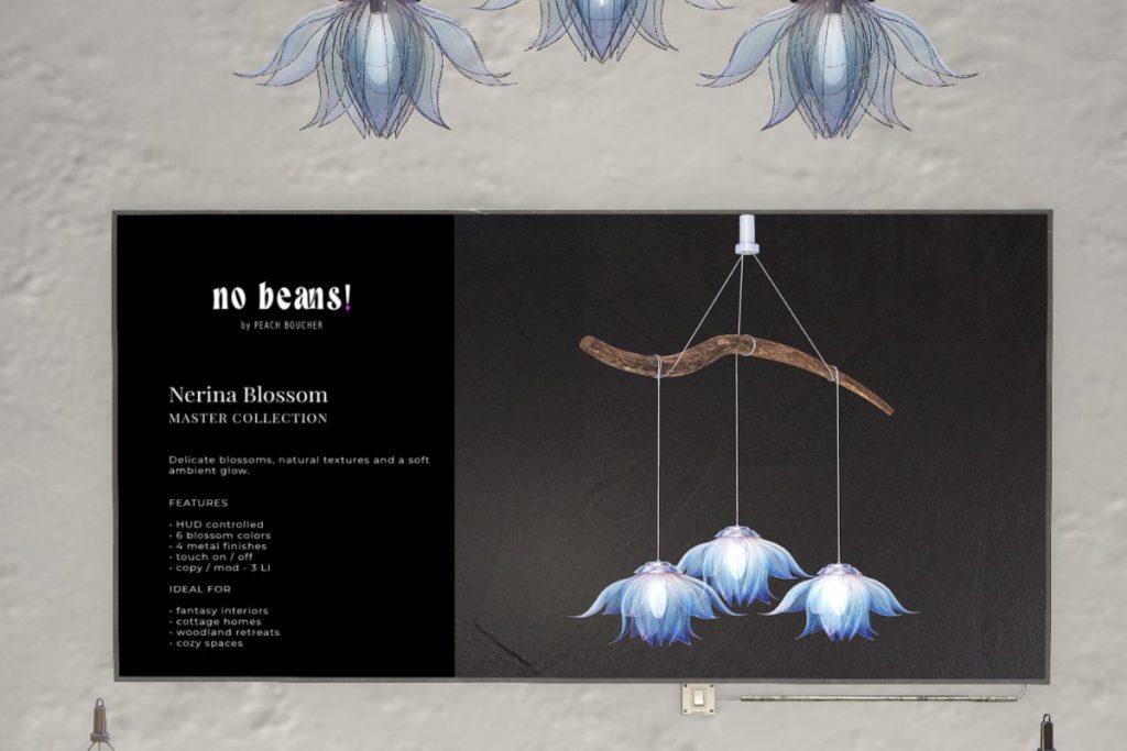 Nerina Blossom, L$349 each/L$849 FP