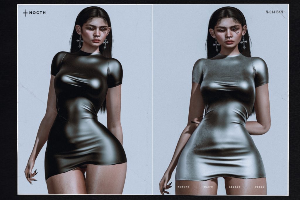 N014 BKN Dress - Legacy/Reborn/+mods, L$299 each/L$899 FP