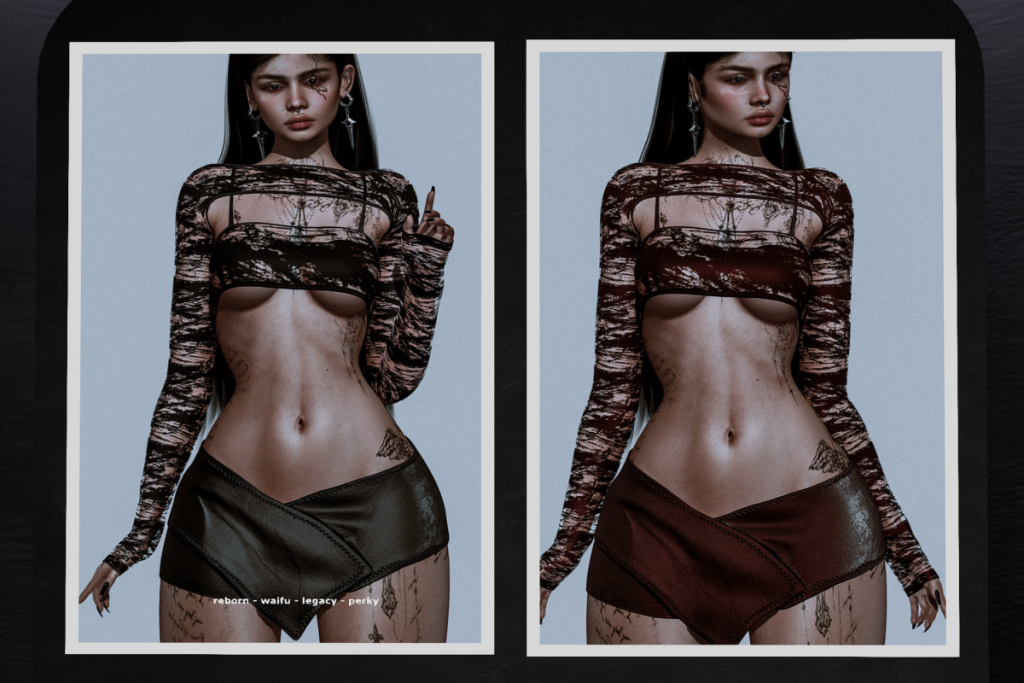 N-015 Top &amp; Skirt - Legacy/Reborn/+mods, L$249/L$599 FP