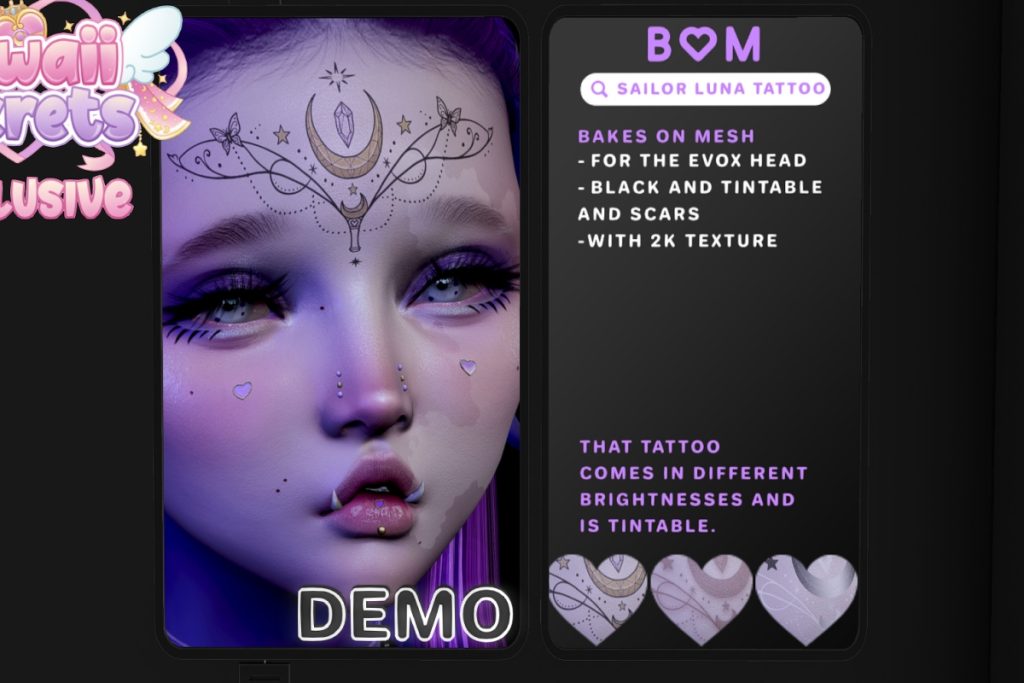 Sailor Luna Tattoo - EvoX, L$249