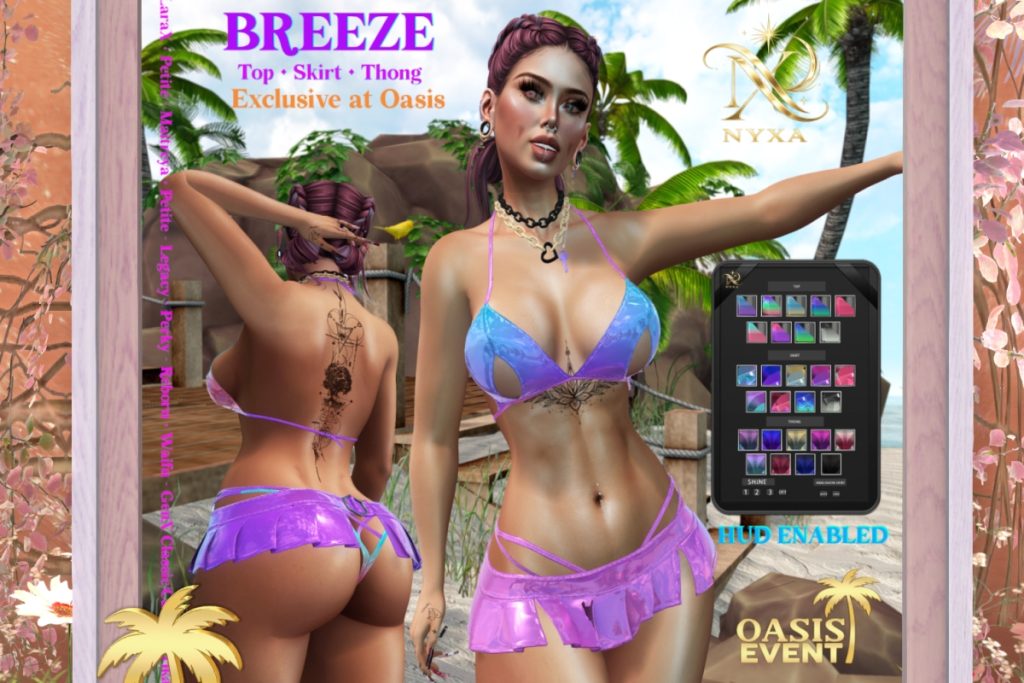 Breeze Bikini - GenX/Inithium/Legacy/MaitreyaX/Reborn/Star/+mods, L$349