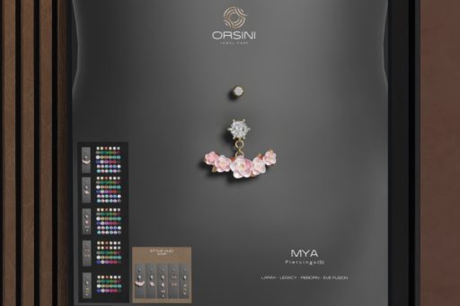 Mya Piercings - Eve Fusion/Legacy/MaitreyaX/Reborn, L$549