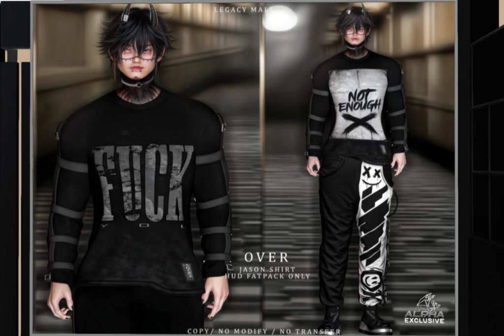 Jason Shirt - Legacy, L$280 each/L$1000 FP