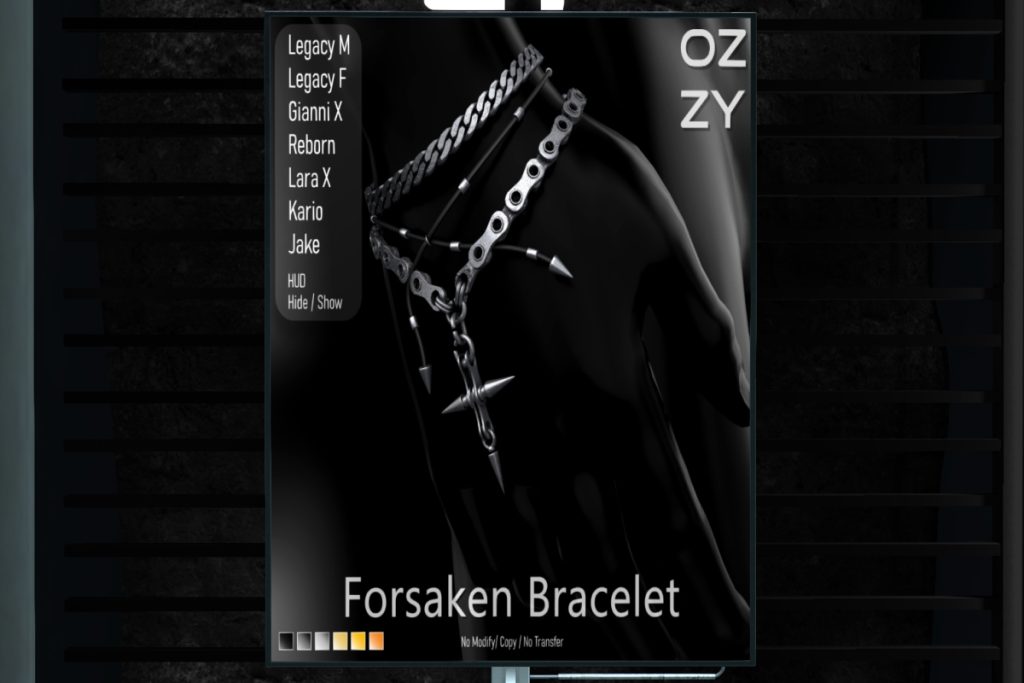Forsaken Bracelet - See Ad for Fits, L$399