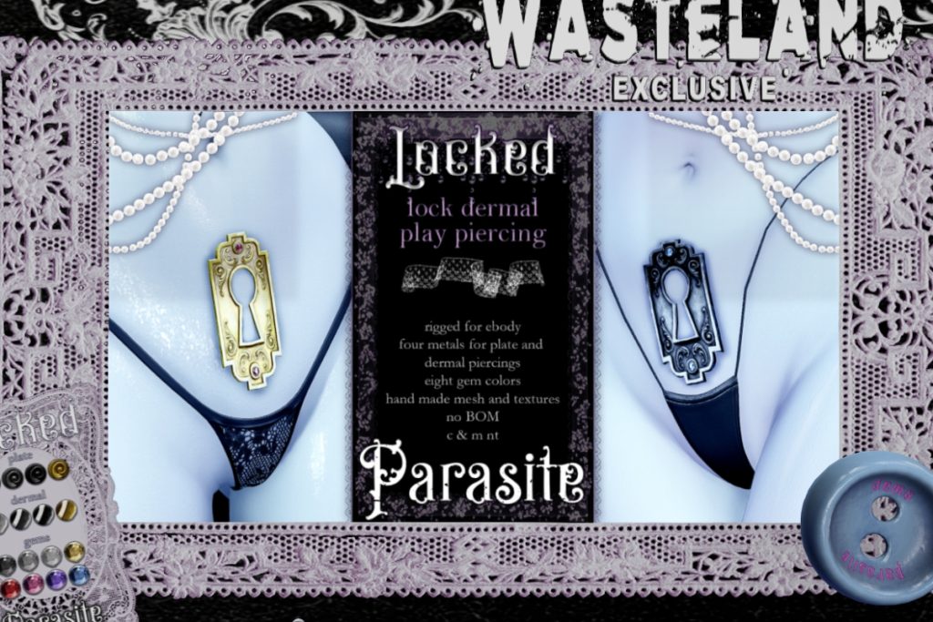 Lock Dermal Play Piercing - Reborn, L$215