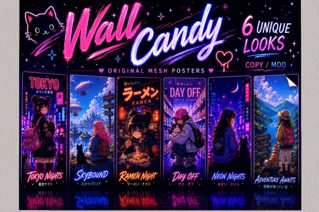 Anime Posters, L$180