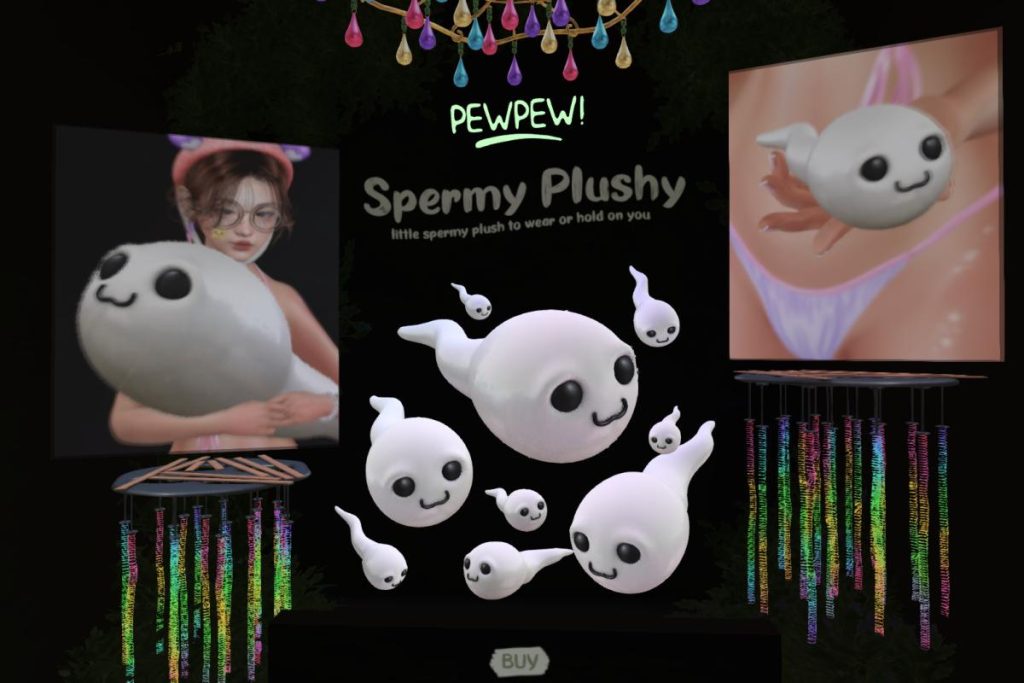 Spermy Plushy, L$249