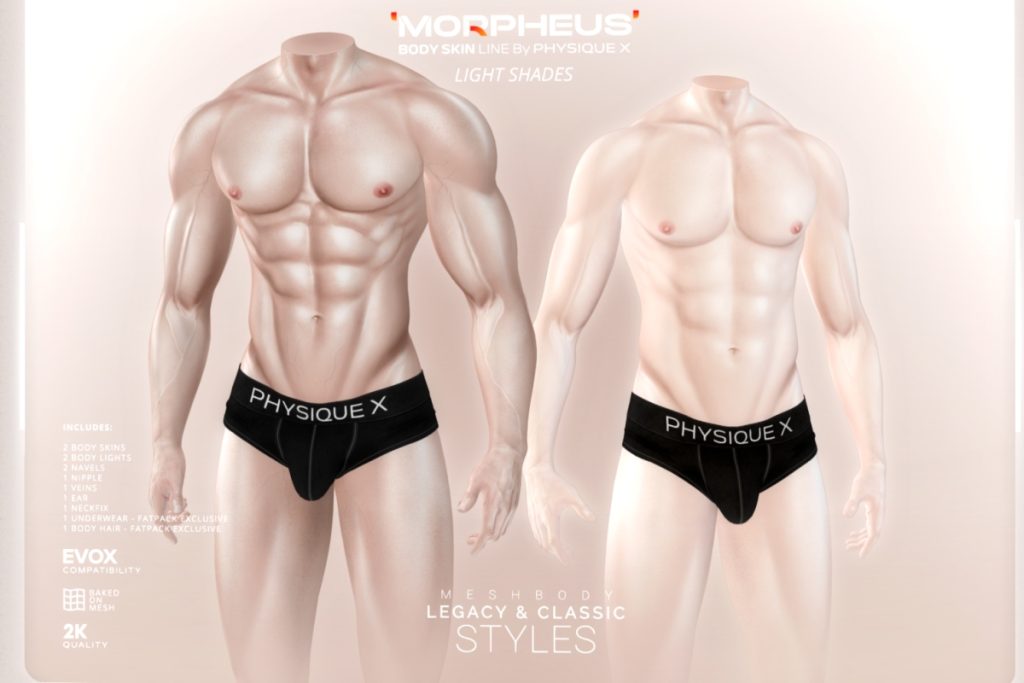 Morpheus Body Skin - BOM, L$160 each/L$1099 FP