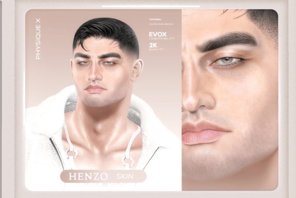 Henzo Skin - EvoX/Rune Head, L$749 each/L$1499 each FP