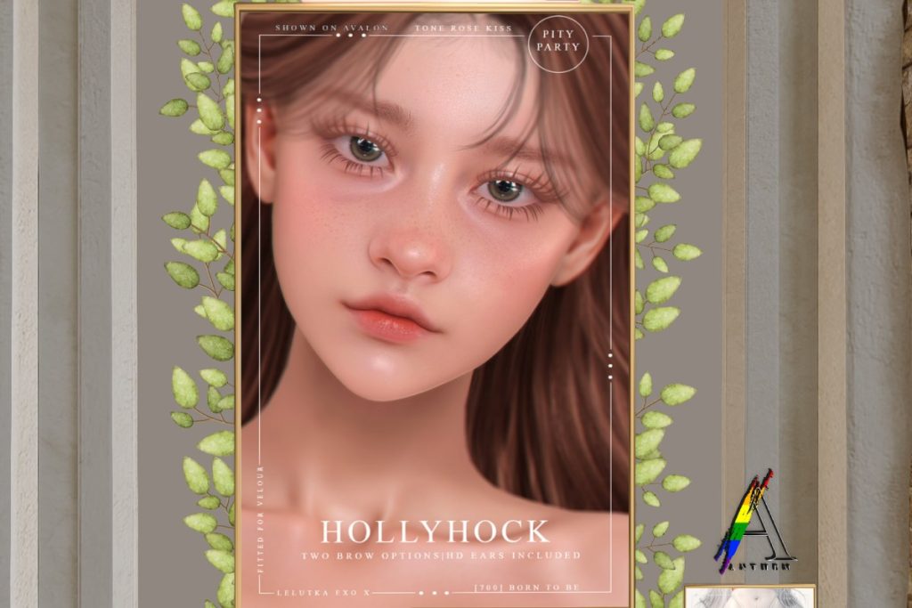 Hollyhock Skin - EvoX, L$799 each/L$1750 FP