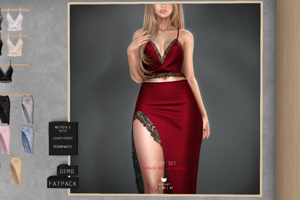 Riley Top and Skirt - Legacy/MaitreyaX/Reborn/+mods, L$257 each/L$1200 FP