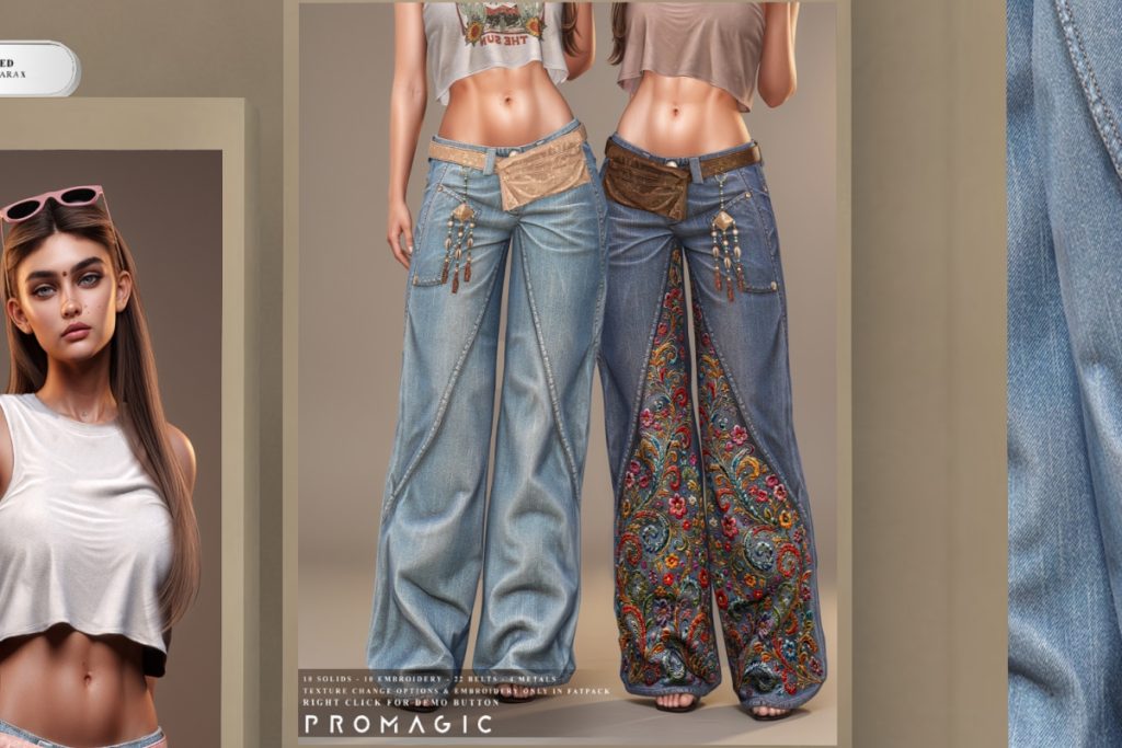 Kshama Jeans - Legacy/MaitreyaX/Reborn, L$355 each/L$2555 FP