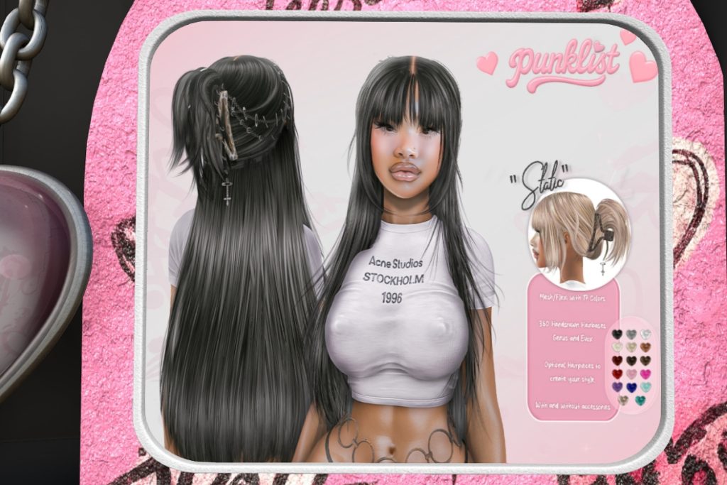 Static Hair - EvoX/Genus, L$500