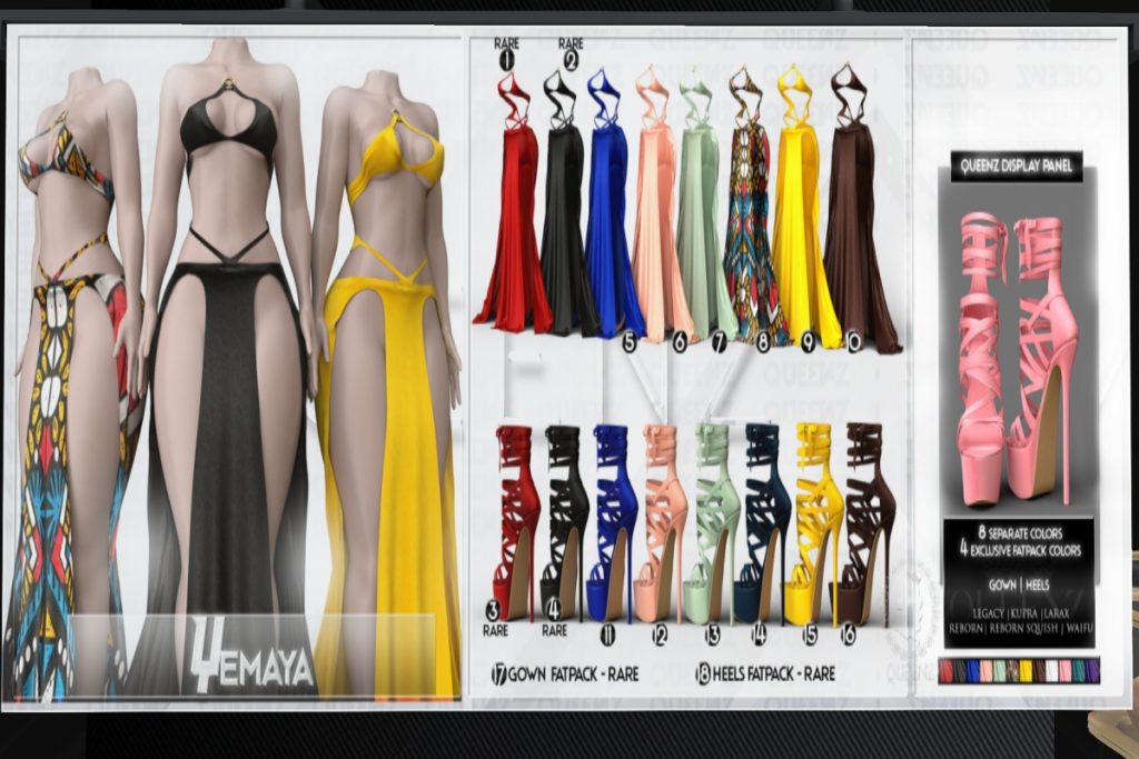 Yemaya Collection - Inithium/Legacy/MaitreyaX/Reborn/+mods, L$100 per play