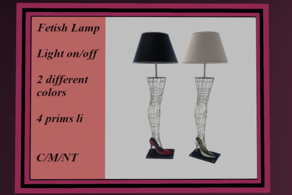 Fetish Lamp, L$350