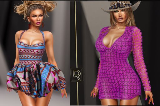 Hape Dress /Amaih Dress - Fits Not Listed or No Fits Listed, L$389-L$399 each/ LS1999- L$2199 FP