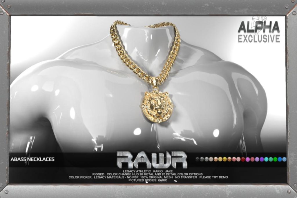Abass Necklace - Jake/Kario/Legacy/+mods, L$315