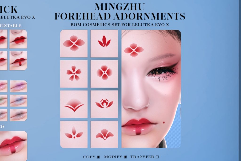 Mingzhu Forehead Adornments - EvoX, L$150