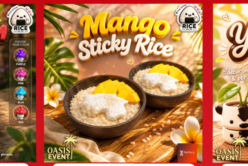 Mango Sticky Rice, L$400