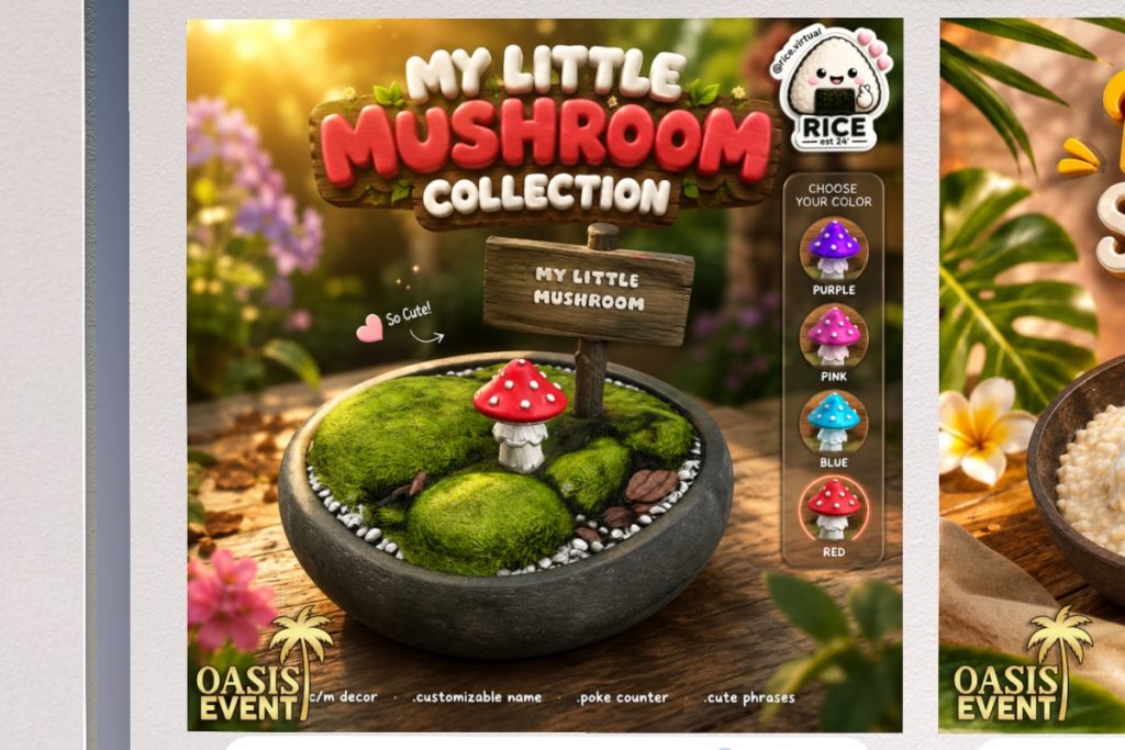 My Little Mushroom, L$300