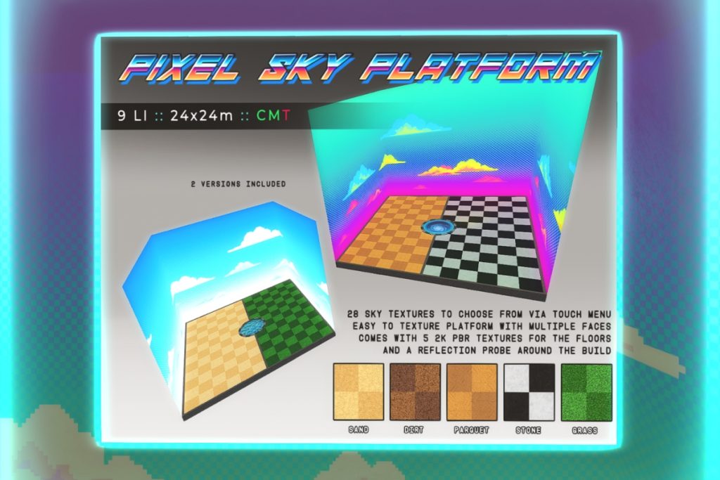 Pixel Sky Platform, L$299