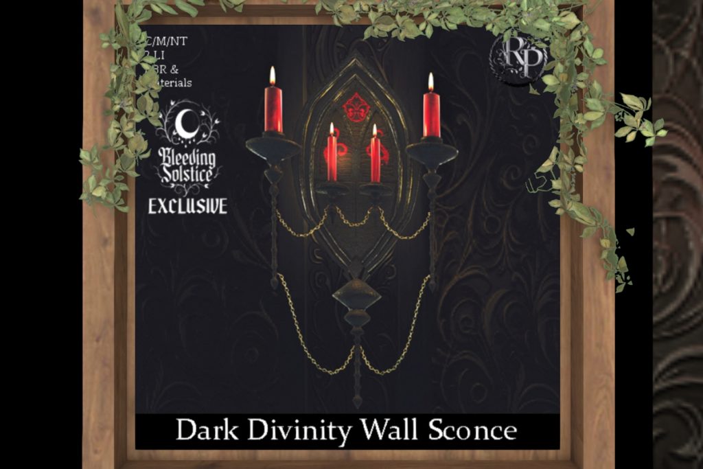 Dark Divinity Wall Sconce, L$175