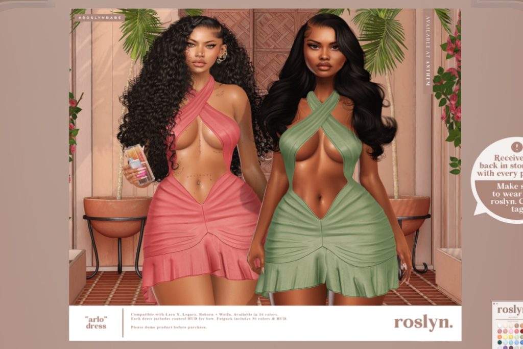 Arlo Dress - Legacy/MaitreyaX/Reborn/+mods, L$269 each/L$1299 FP