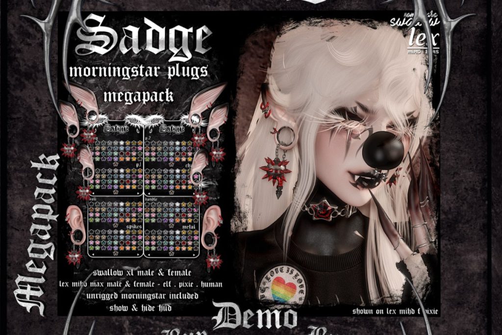 Morningstar Plugs - Lex miHD &amp; Swallow XL, L$299-L$399 each