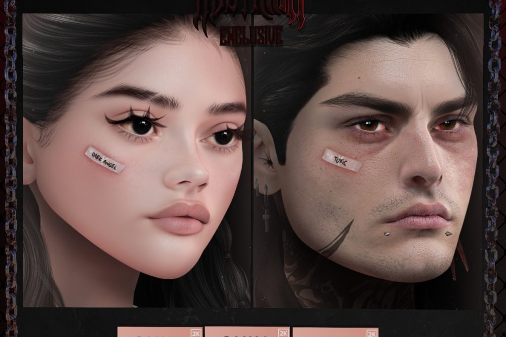 Selina Plasters - AkX/Bespoke/EvoX, L$249 each/L$799 FP