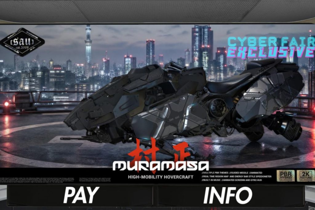 Muramasa Hovercraft, L$2980