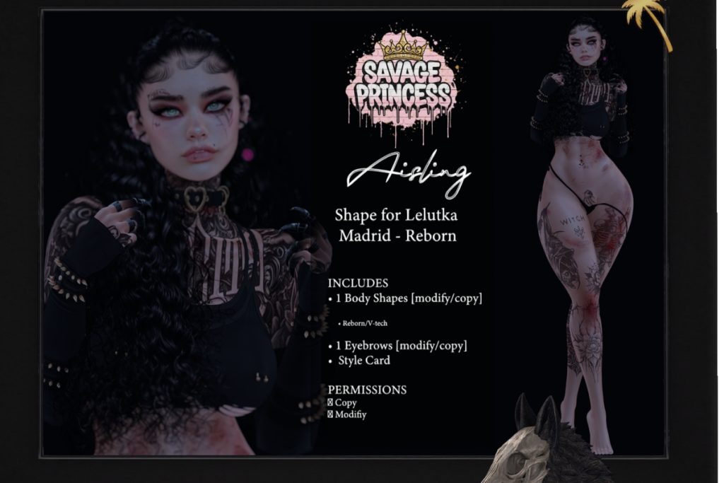 Aisling Shape - EvoX/Madrid/Reborn, L$599