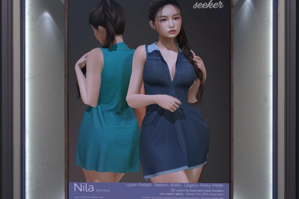 Nila Set - Legacy/MaitreyaX/Reborn/+mods, L$349 each/L$1299 FP