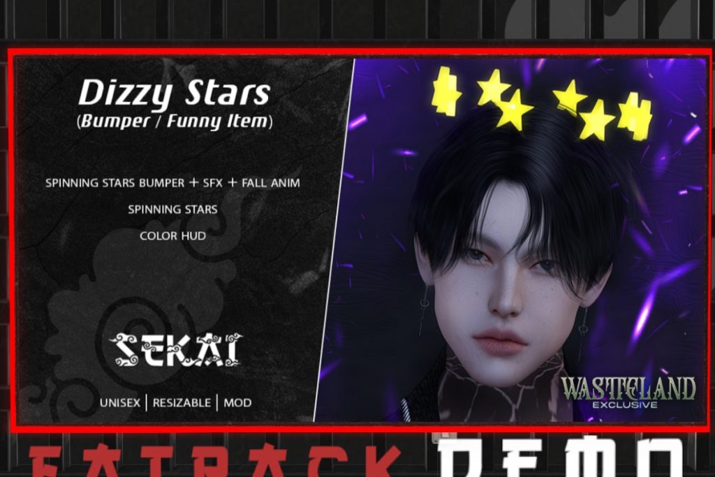 Dizzy Stars Bumper, L$99