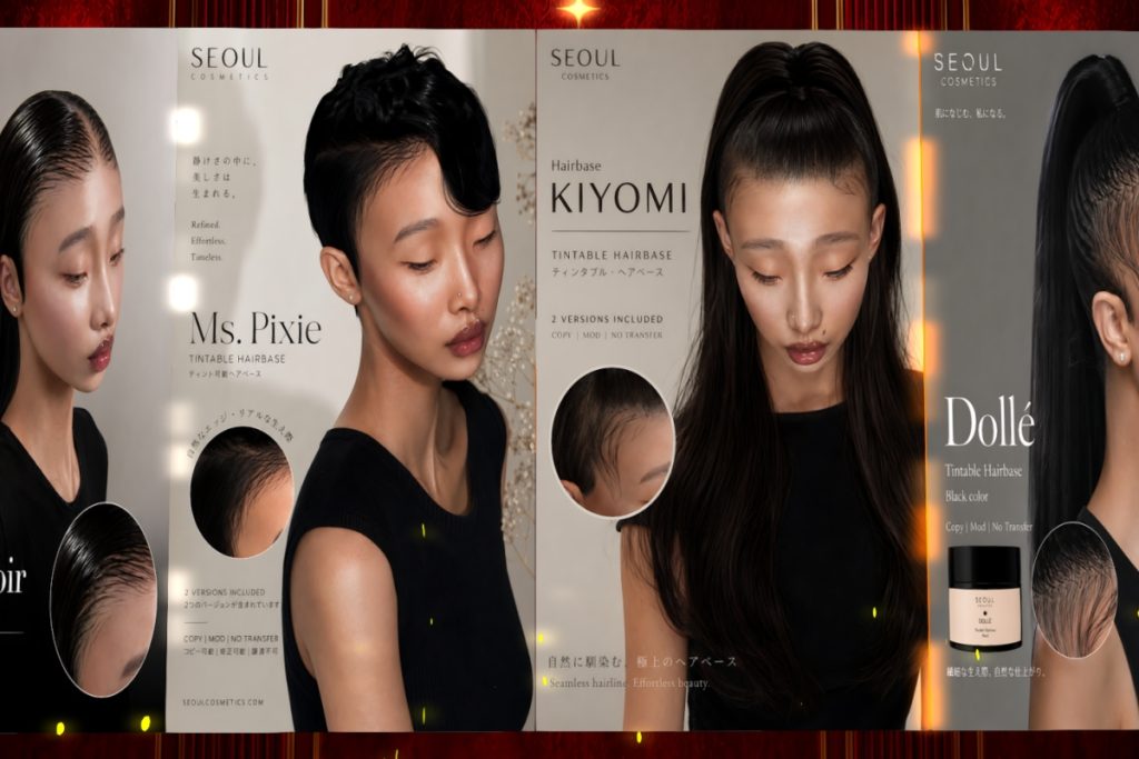 Ms. Pixie &amp; Kiyomi Hairbases, L$199 each