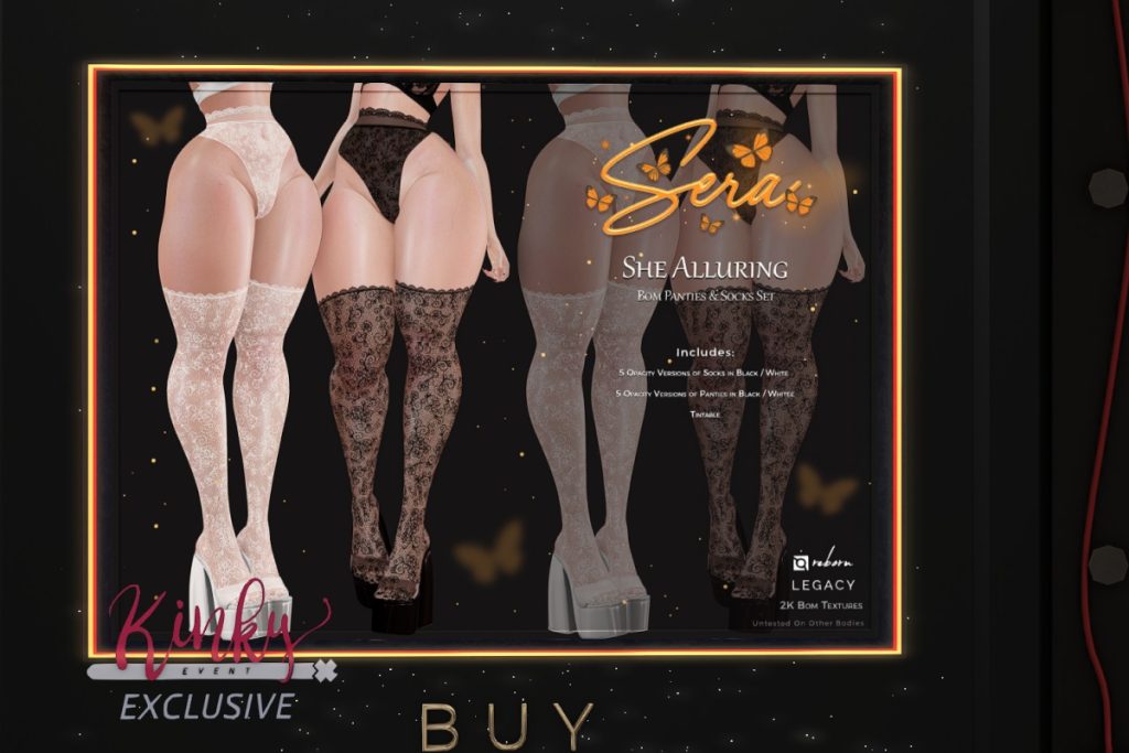 She Alurring Panties &amp; Socks - Bom, L$399