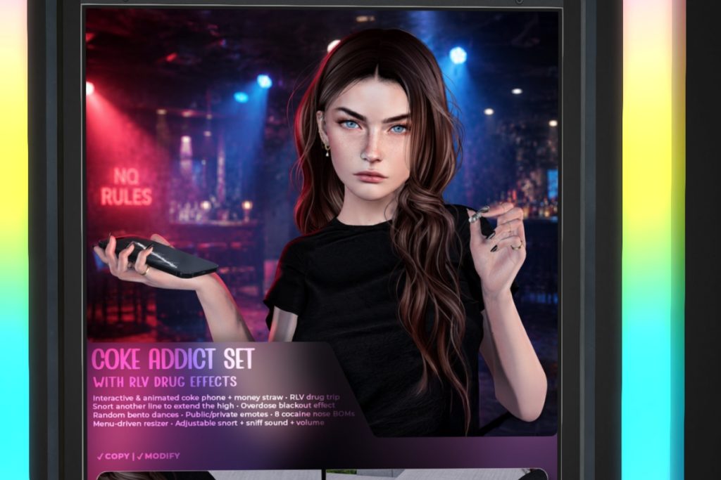 Coke Addict Set, L$630-L$699