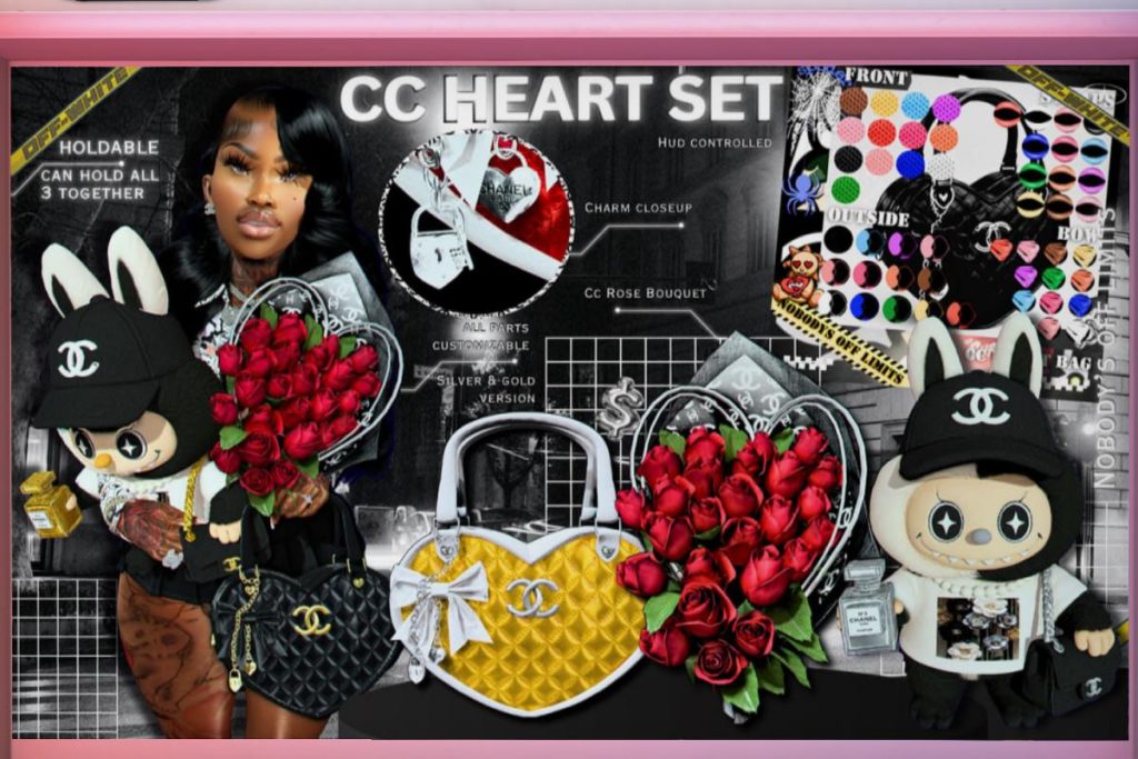 CC Heart Set, L$2000, CC Heart Bag Only, L$1300