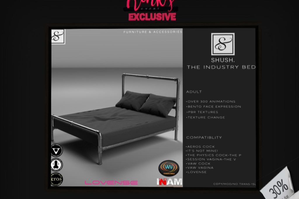 The Industry Bed, L$1499