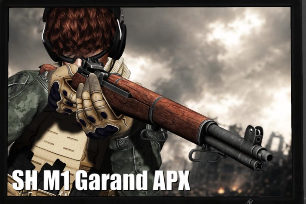 SH M1 Garand APX, L$400-L$500 each