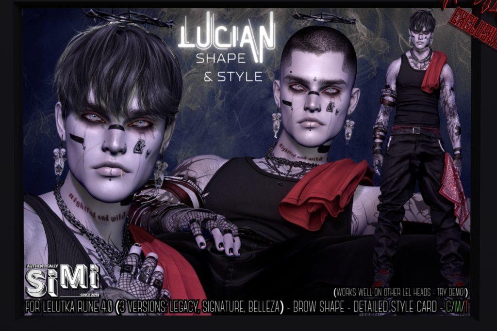 Lucian Shape - EvoX Rune/Belleza/Legacy/Signature, L$399