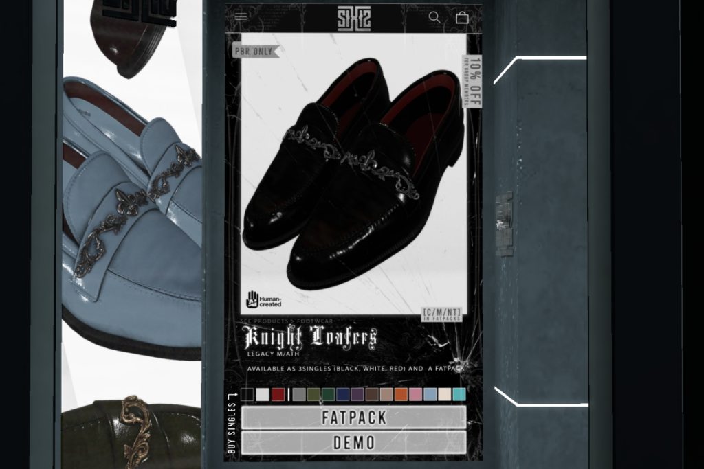Knight Loafers - Legacy/+mods, L$1000 FP
