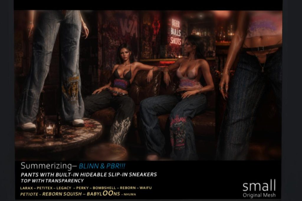 Summerizing Set - Legacy/MaitreyaX/Nhumana/Reborn/+mods, L$499-L$699 each/L$1999 FP
