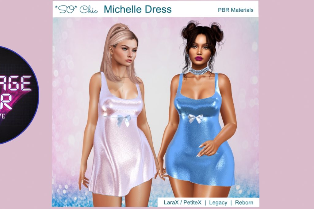 Michelle Dress - Legacy/MaitreyaX/Reborn/+mods, L$280 each/L$650 FP