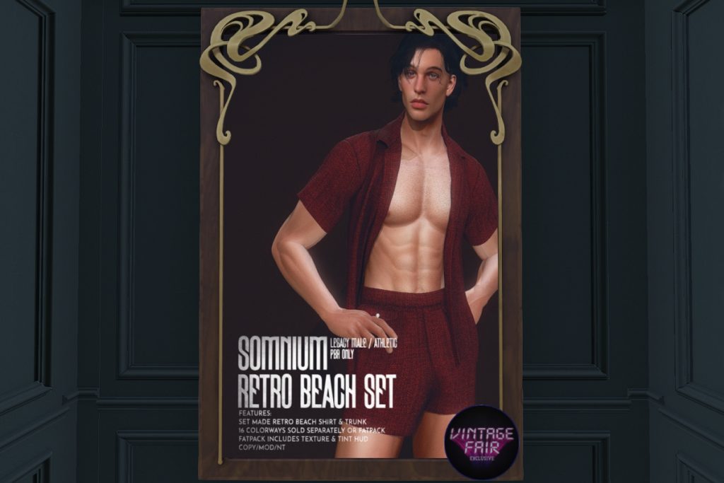 Retro Beach Set - Legacy/+mods, L$350 each/L$5500 FP