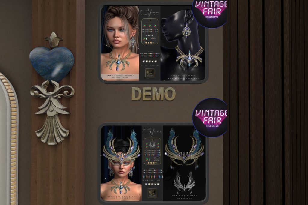 Yavona Jewelry Set - Legacy/Maitreya/Nhumana/Reborn/+mods, L$500 | Yavona Headpiece, L$500