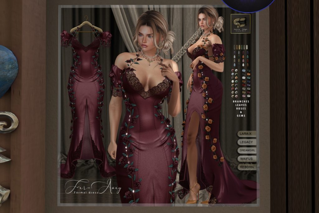 Far Away Dress - Legacy/MaitreyaX/Reborn/+mods, L$500 each/L$3000 FP